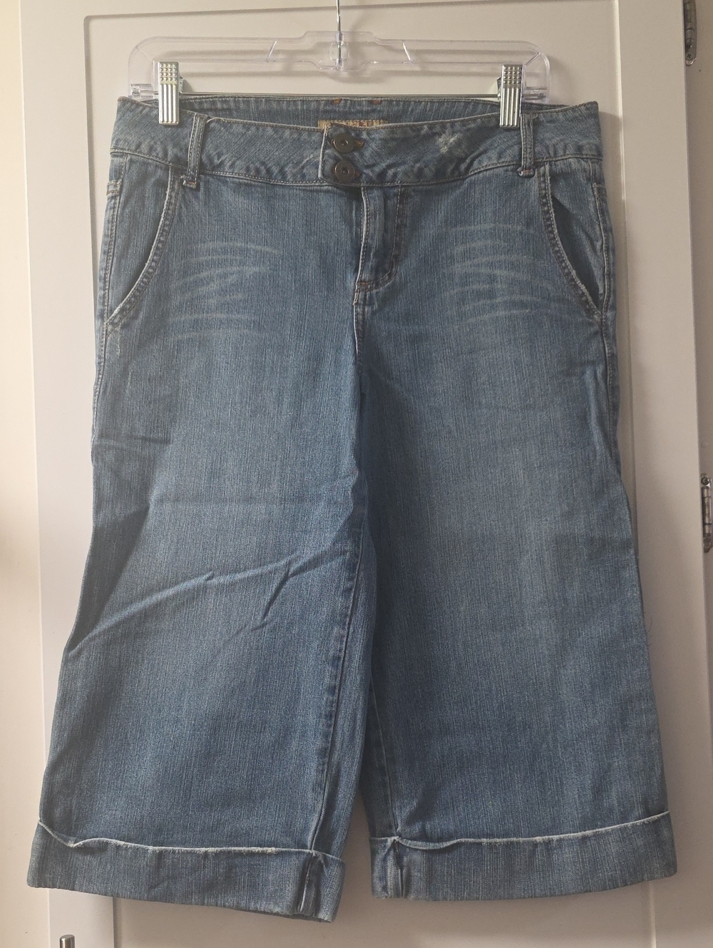 Vintage Paris Blues Light Blue Boyfriend Culotte Jeans Size 11